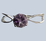 Amethyst Sterling Silver Rings (Sizes 6)