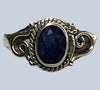 Sapphire Sterling Silver Rings (SIZE 5-6)
