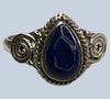 Lapis Lazuli Sterling Silver Rings (Size 6)