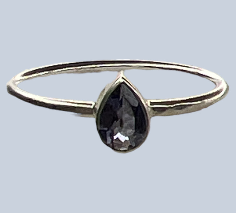 Tanzanite Sterling Silver Rings (size 4 to 10)