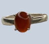 Carnelian Sterling Silver Rings