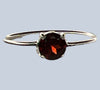 Garnet Sterling Silver Rings (Sizes 9-11)