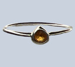 Tourmaline Sterling Silver Rings (Sizes 8.5-10)