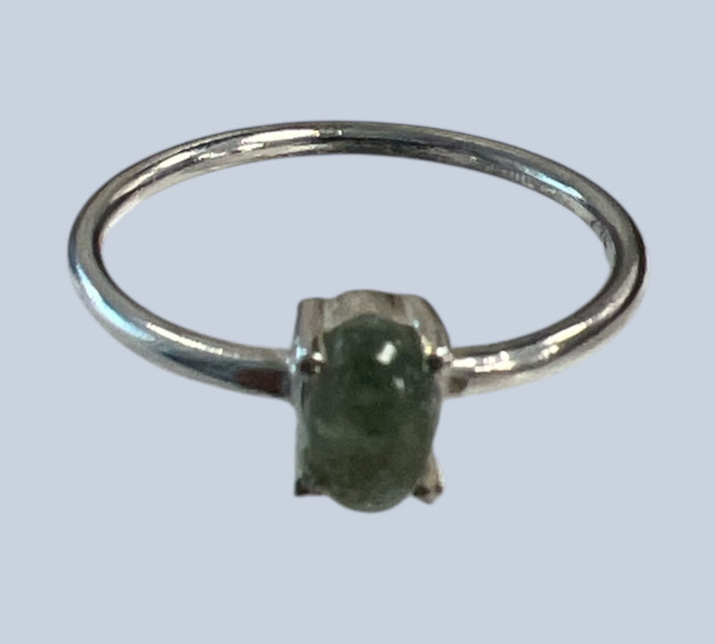 Labradorite Sterling Silver Rings (Size 7)