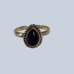 Amethyst Sterling Silver Rings (Sizes 9 - 10)