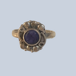 Sapphire Sterling Silver Rings (SIZE 5-6)