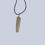 Gemstone Resin Wrapped Point Pendant