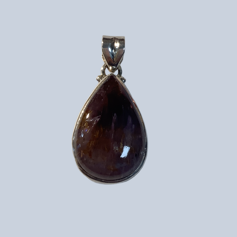 Cacoxenite Sterling Silver Pendants