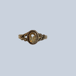Citrine Sterling Silver Rings (Size 9-10)