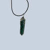 Gemstone Resin Wrapped Point Pendant