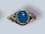 Chalcedony Sterling Silver Rings 4-10