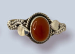 Carnelian Sterling Silver Rings