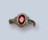 Ruby Sterling Silver Rings Sizes(4-10)