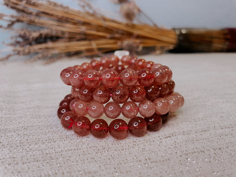 Strawberry Quartz  Bracelets