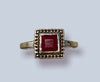 Ruby Sterling Silver Rings Sizes(4-10)