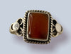 Carnelian Sterling Silver Rings