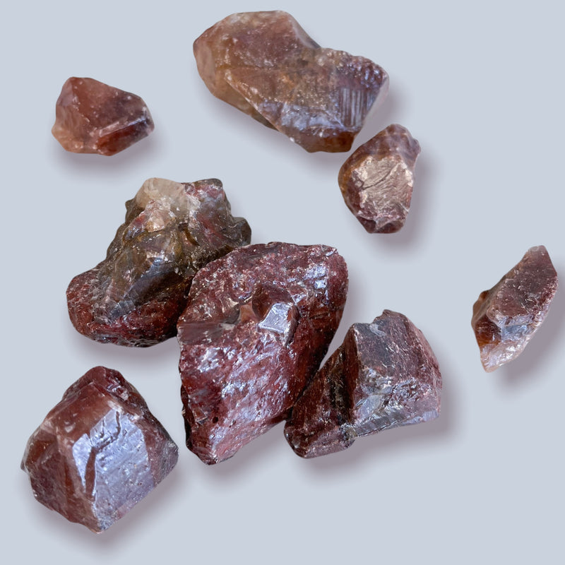 Red calcite Raw Stone