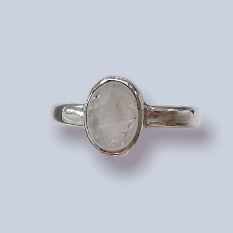 Libyan Desert Glass Sterling Silver Rings