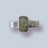 Moldavite Sterling Silver Ring (7.5)