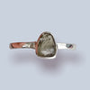 Moldavite Sterling Silver Ring (size 7)