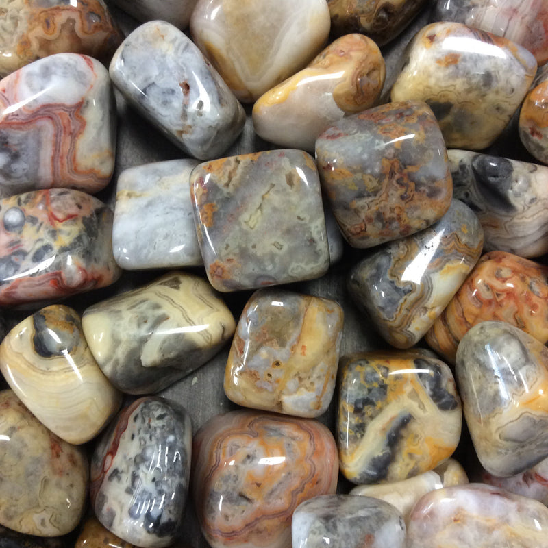 Yellow Crazy Lace Agate. Metaphysical and spiritual crystal gem stones rooted in Melbourne, Florida – Each product carries the natural essence of Brevard County’s sun, sea, sand, and soil. Essential Elements Wellness  