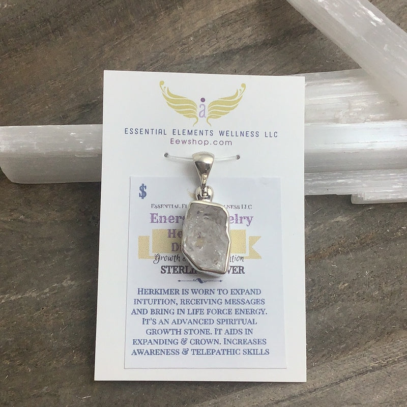 Herkimer Sterling Silver Pendant