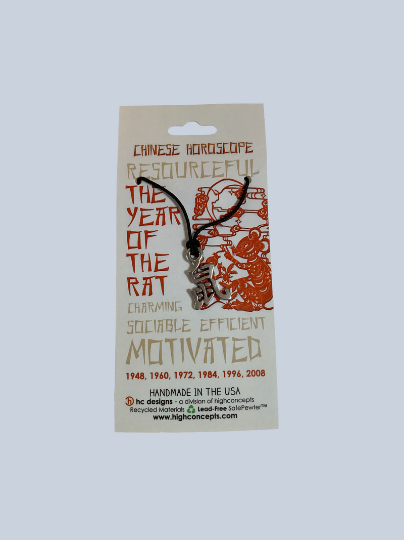 Pewter Chinese Zodiac necklace