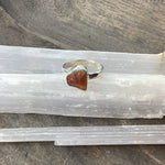 Sunstone Sterling Silver Rings (Size 4-9)