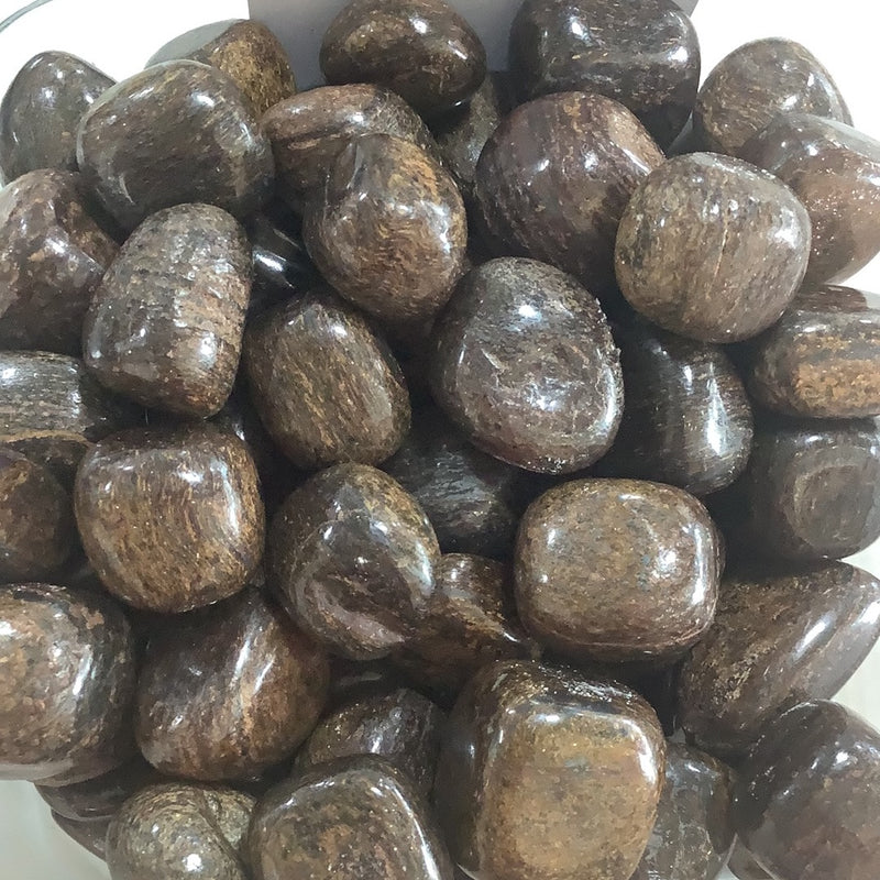 Bronzite & Axinite Stones