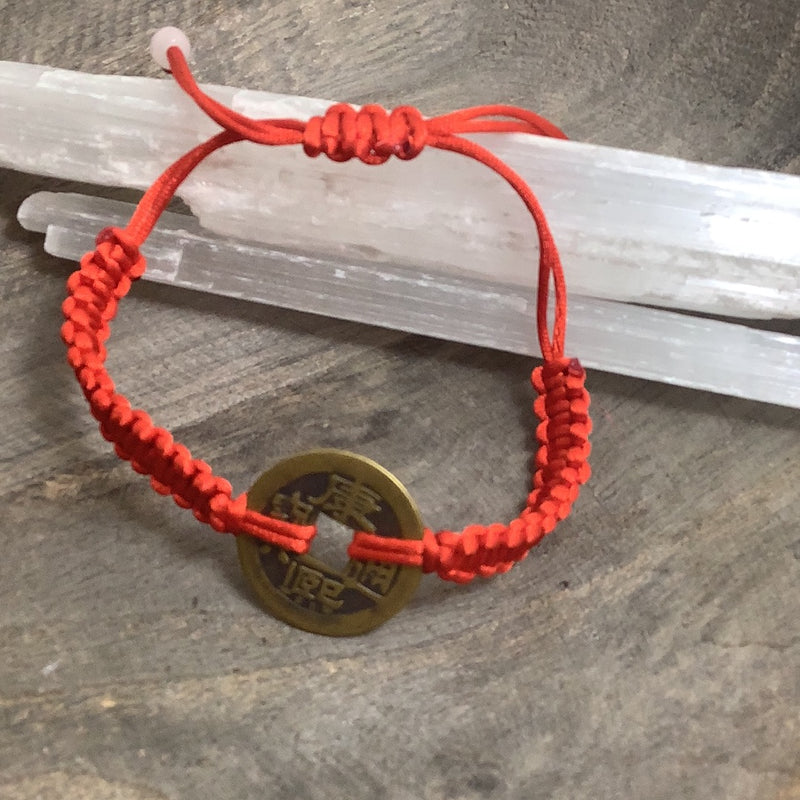 Chinese coins bracelet