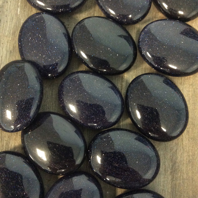 Blue Goldstone Stones