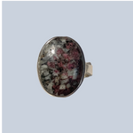 Eudialyte Sterling Silver Rings (all sizes)