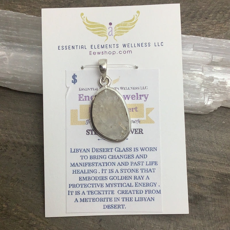 Libyan Desert Glass Sterling Silver Jewelry