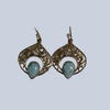 Larimar Sterling Silver Earrings