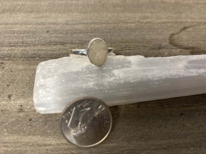 Libyan Desert Glass Sterling Silver Rings
