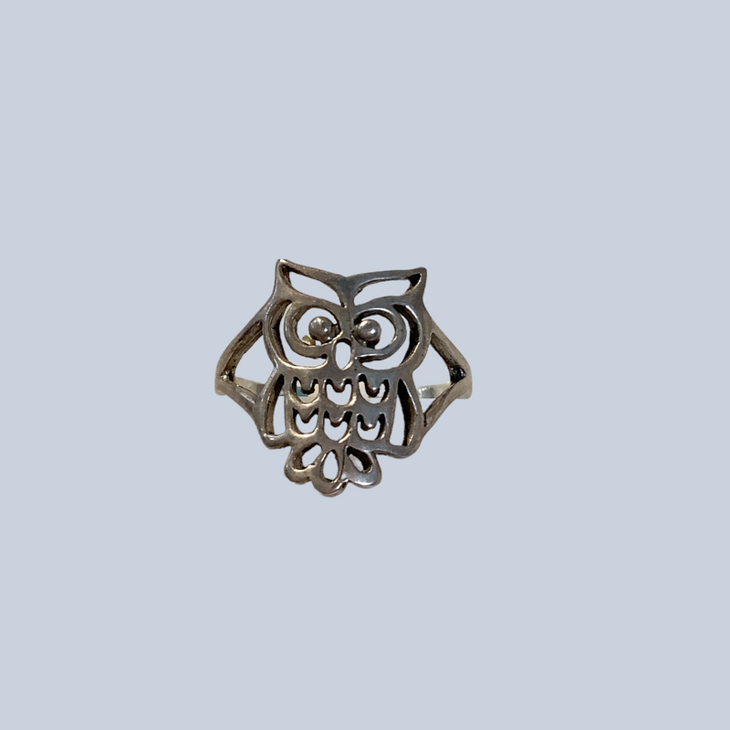 Owl Sterling Silver Rings