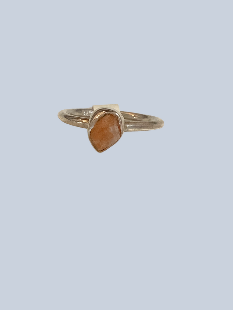 Sunstone Sterling Silver Rings (Size 4-9)