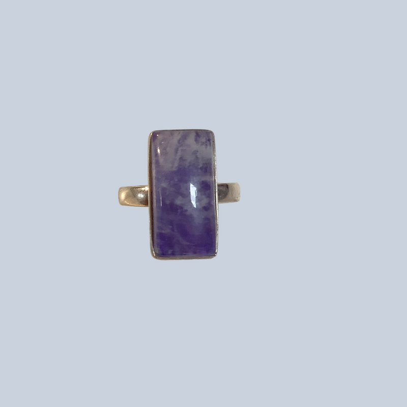 Purple Moonstone Rings (Size 7 & 8)