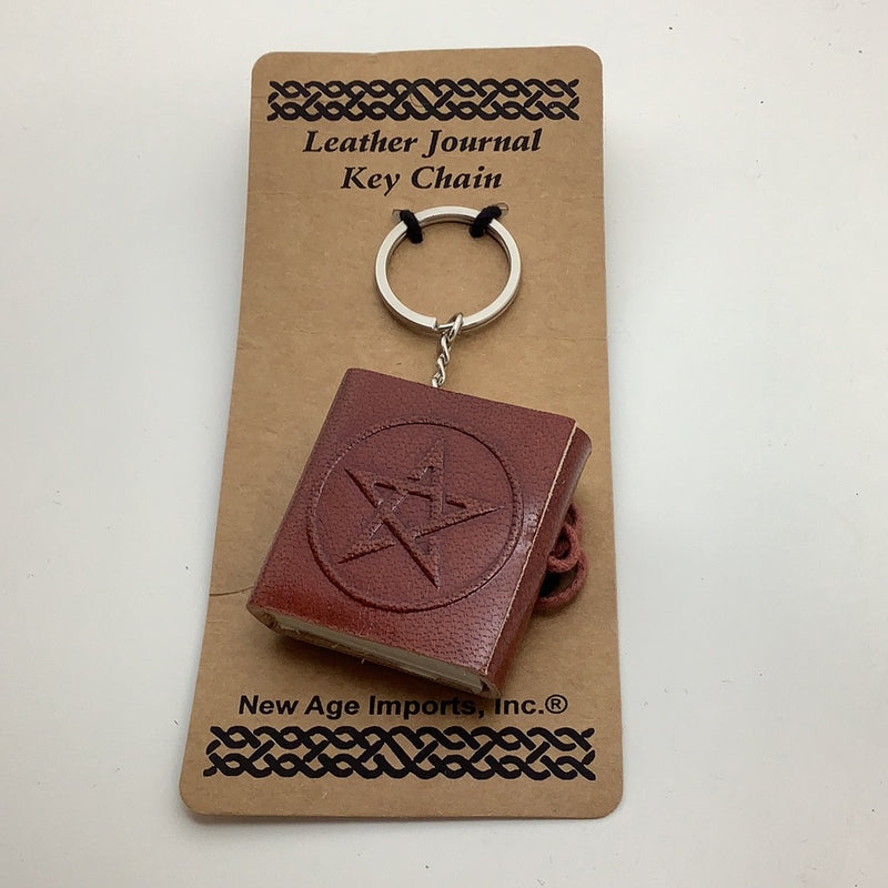 Leather Journal Key Chain