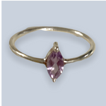 Amethyst Sterling Silver Rings (Sizes 9 - 10)