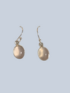 Rose Quartz Sterling Silver Earrings