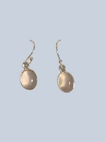 Rose Quartz Sterling Silver Earrings