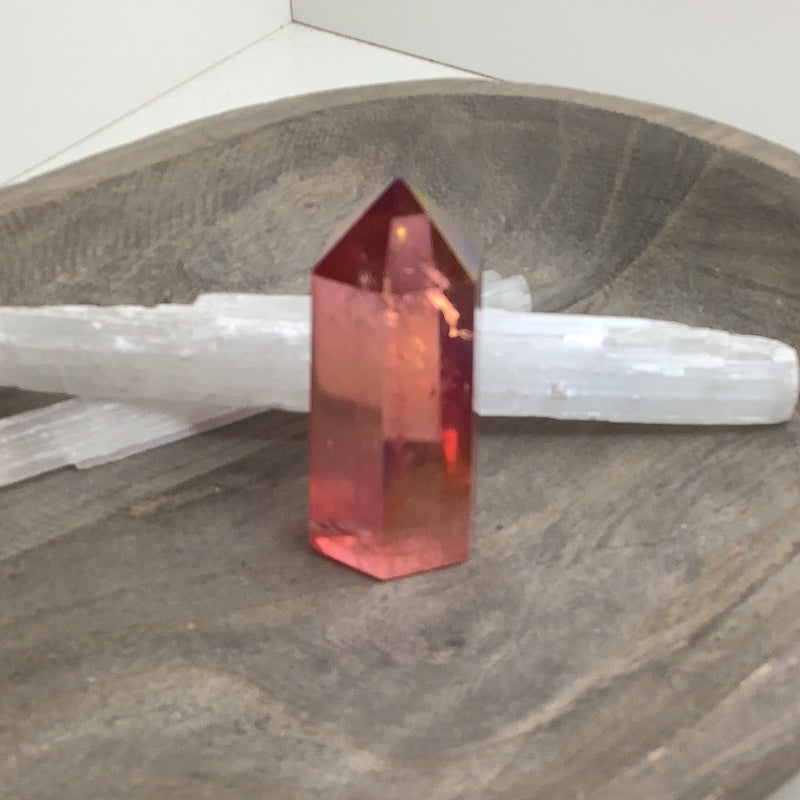 Sunset Aura Quartz Specimen