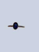 Blue Kyanite Sterling Silver Ring (sizes 4 -10)
