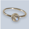 Rainbow Moonstone Sterling Silver Rings (Size 7-11)
