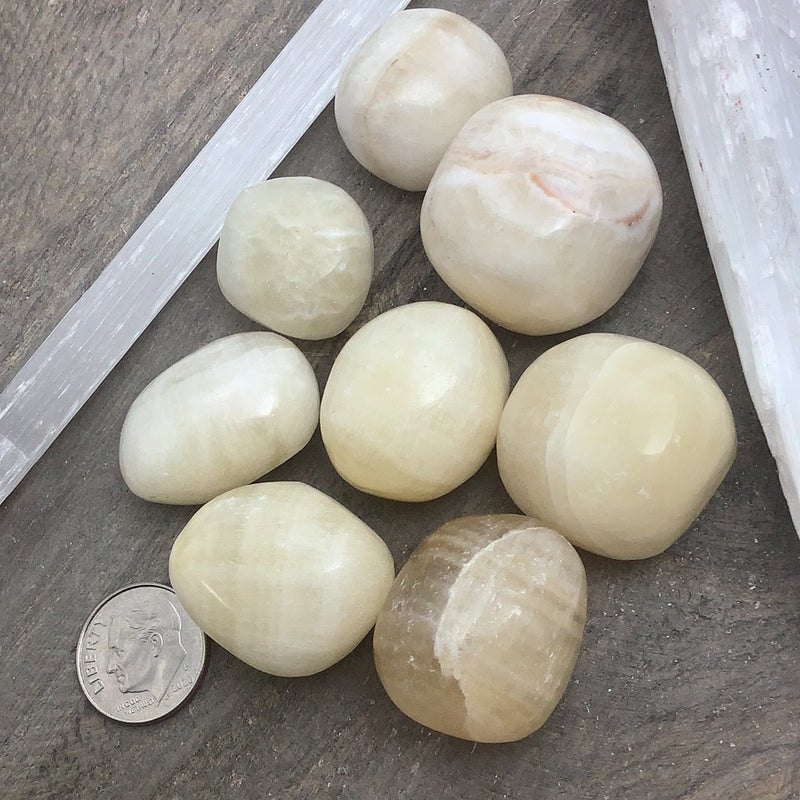 Honey Calcite Stones