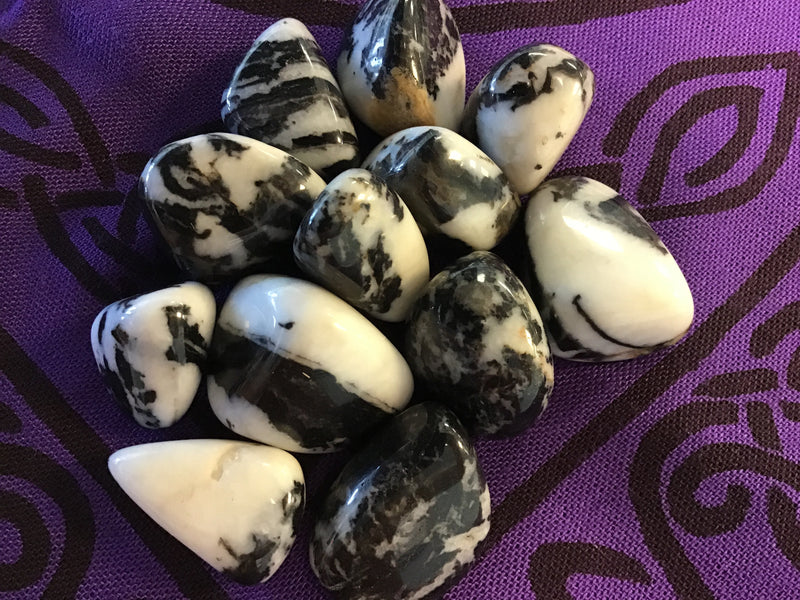 Tiger Calcite Tumbled Stone