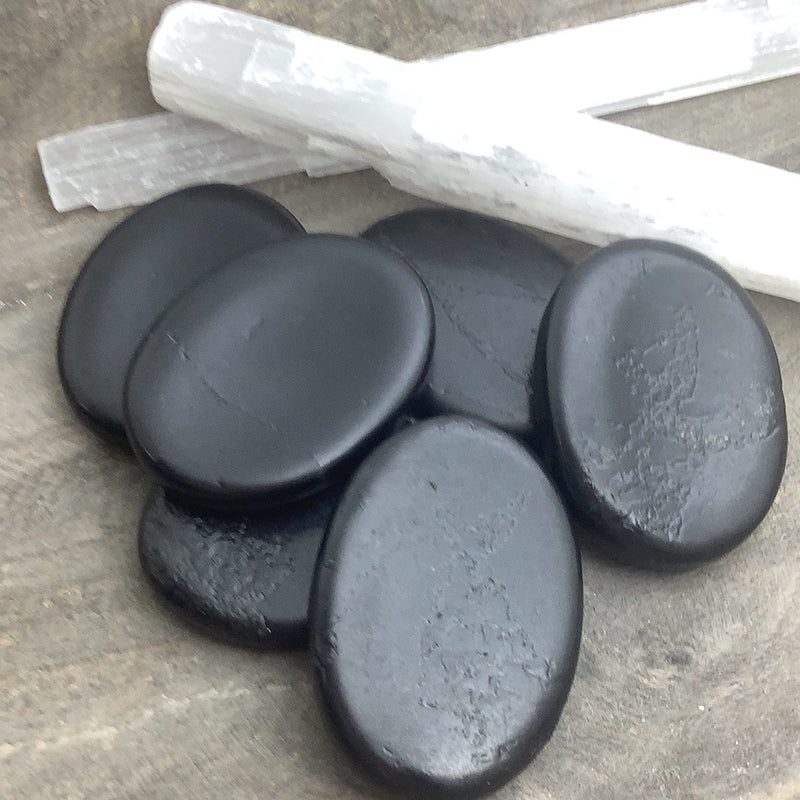 Shungite Palm Stones