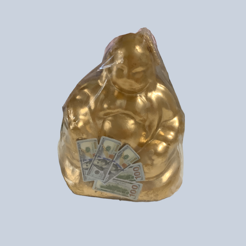 Gold Buddha Candle