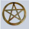 Large Brass Pentacle